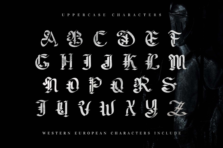 Blackseed字体 7