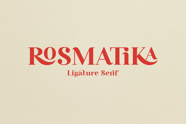 Rosmatika字体 1