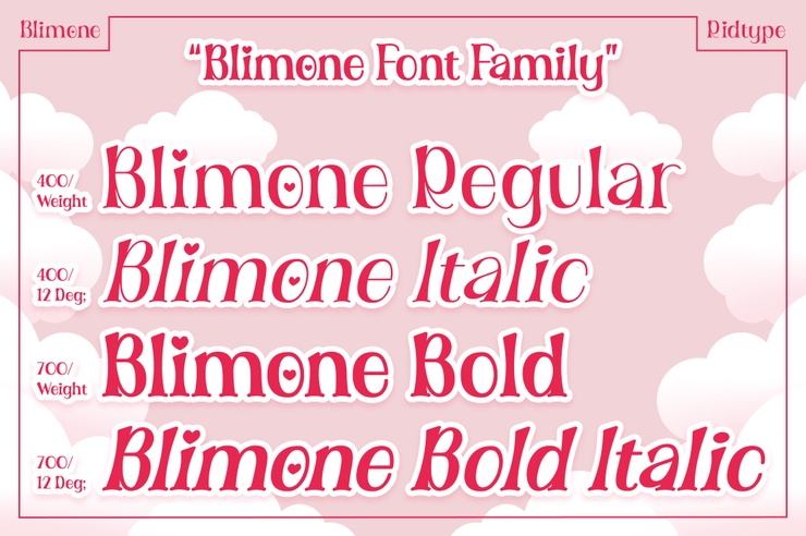 Blimone字体 1