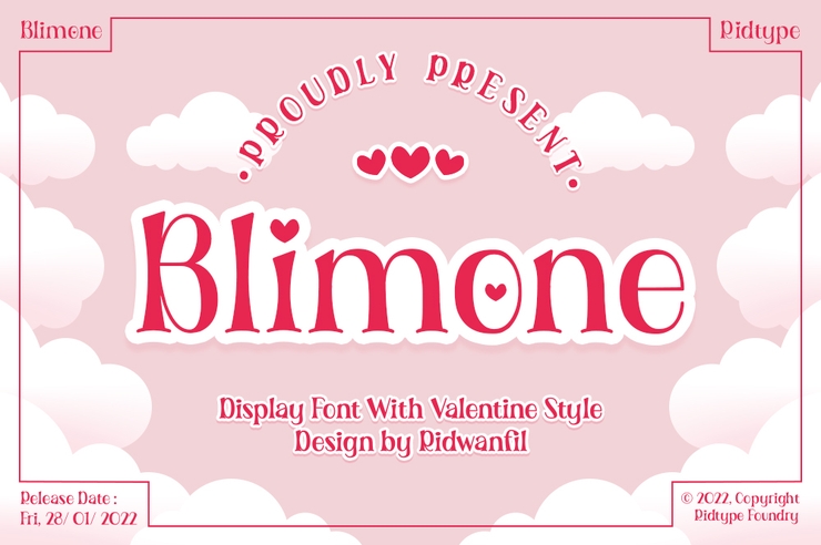 Blimone字体 4