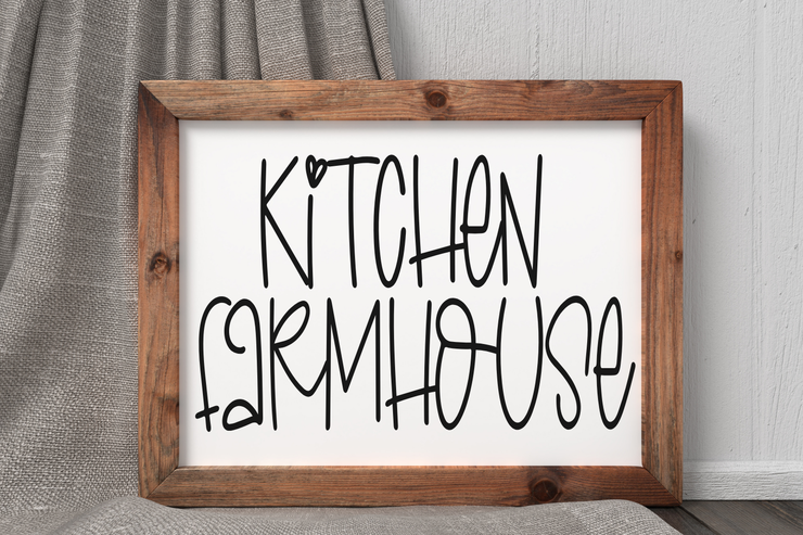 Kitchen Homie字体 1