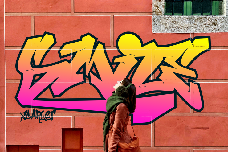 Notress Graffiti字体 1