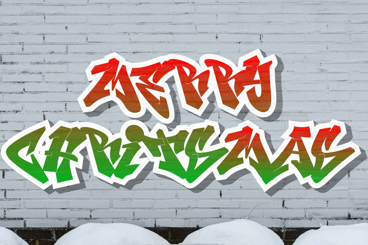 Notress Graffiti字体 5