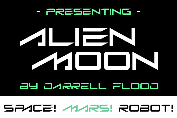 Alien Moon字体 2