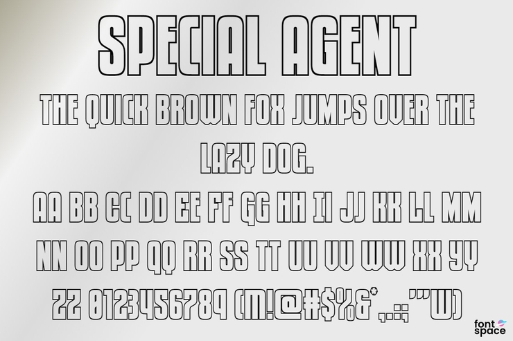Special Agent字体 7