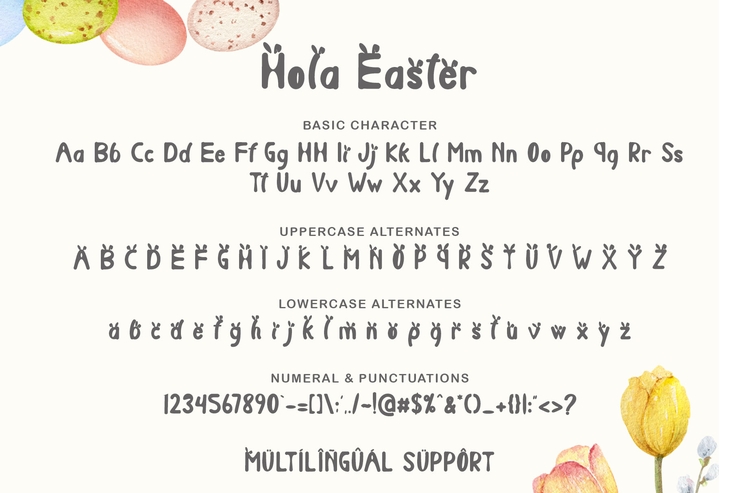 Hola Easter字体 1