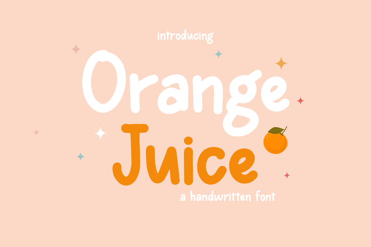 Orange Juice字体 5