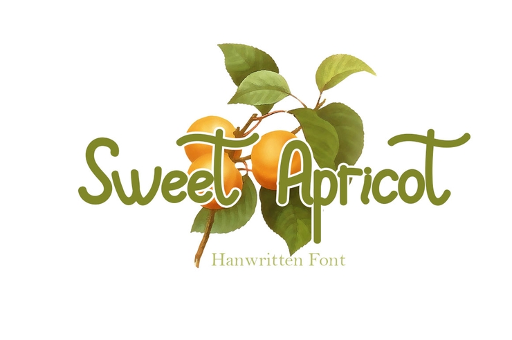 Sweet Apricot字体 3