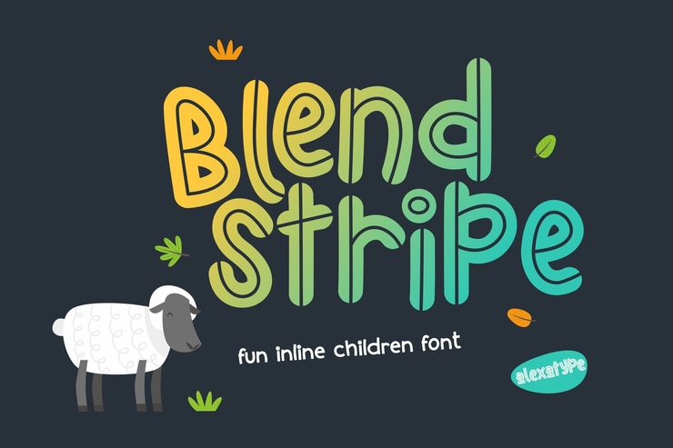 Blendstripe字体 2