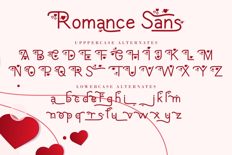 Romance Sans字体 1