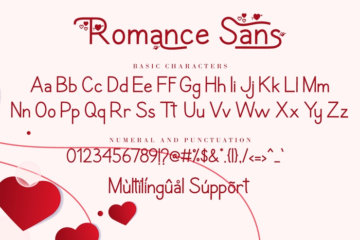 Romance Sans字体 9