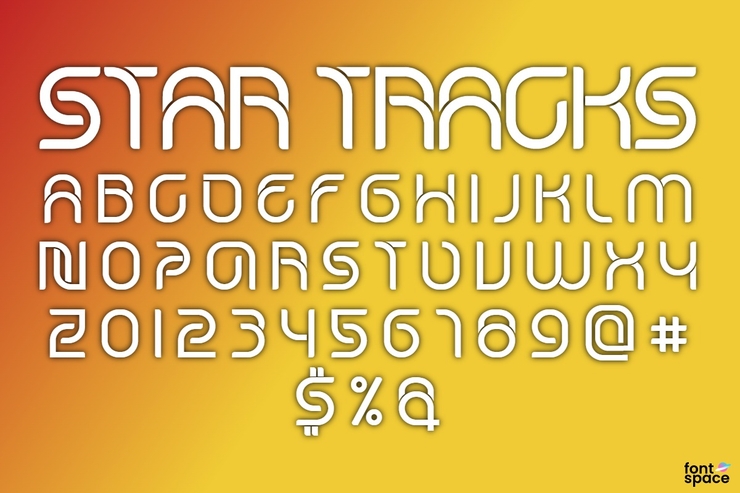 Star Tracks字体 1