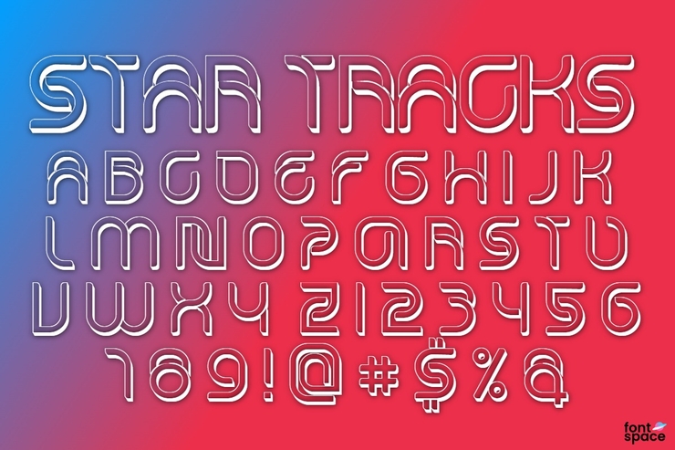 Star Tracks字体 2