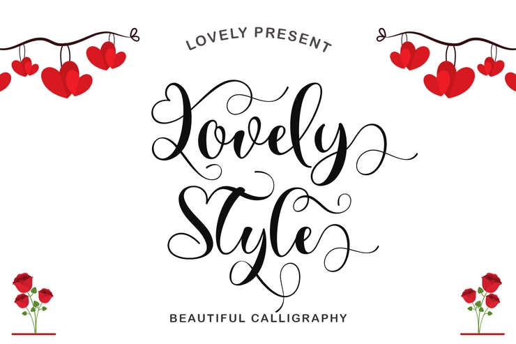 Lovely Style字体 3