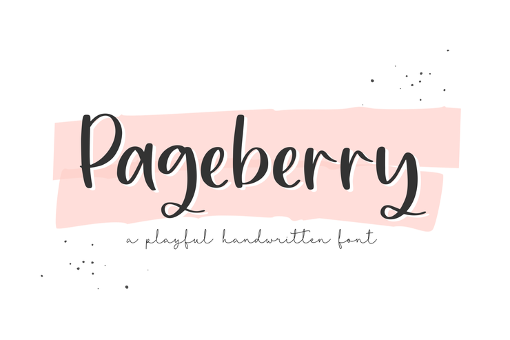 Pageberry字体 9