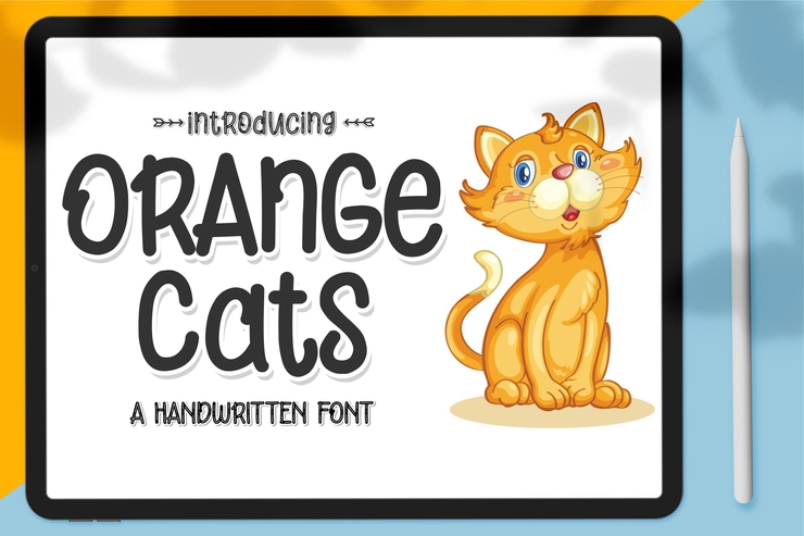 Orange Cats字体 4