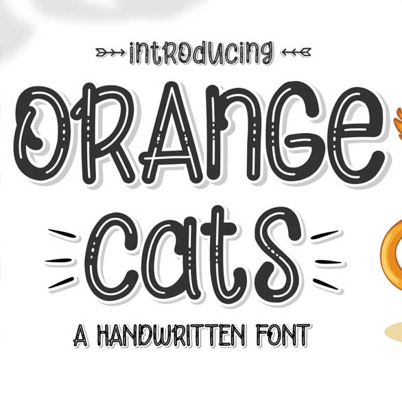 Orange Cats字体 7