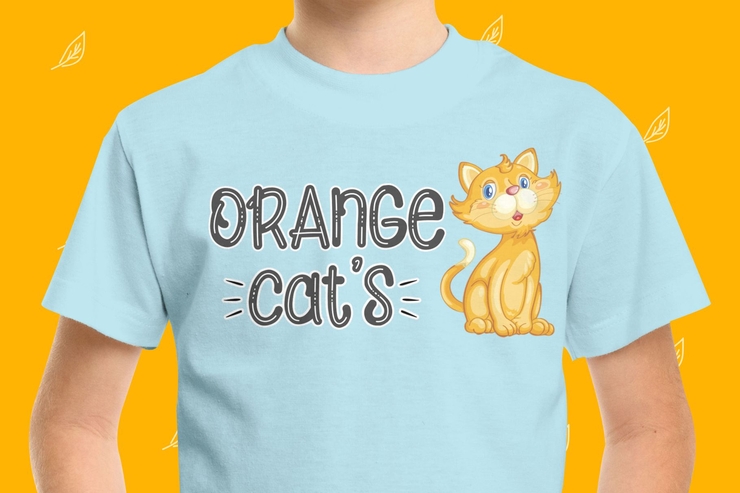 Orange Cats字体 10