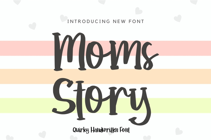 Moms Story字体 4