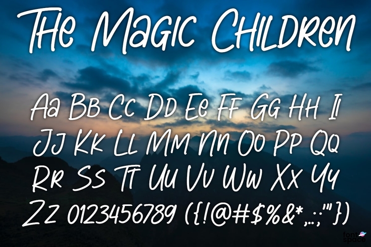 The Magic Children字体 1