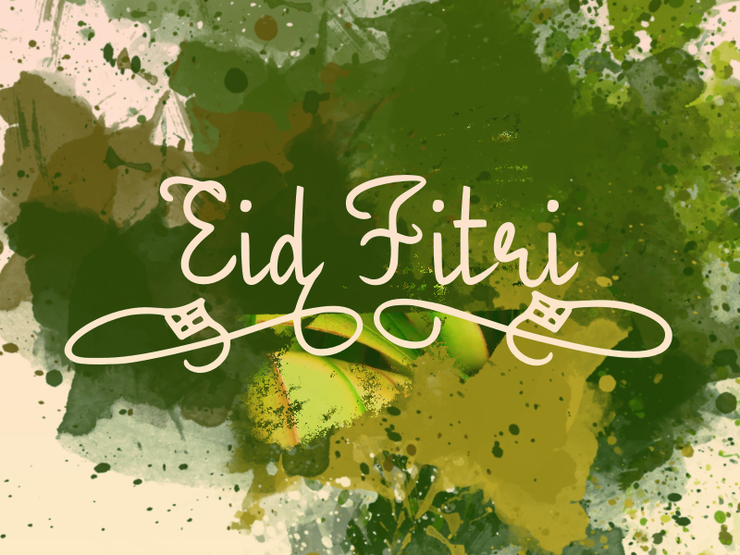 e Eid Fitri字体 1