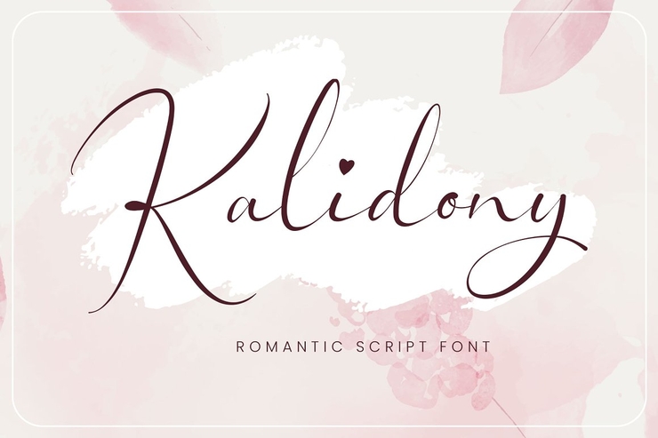 Kalidony字体 1