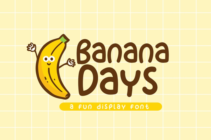 Banana Days字体 1