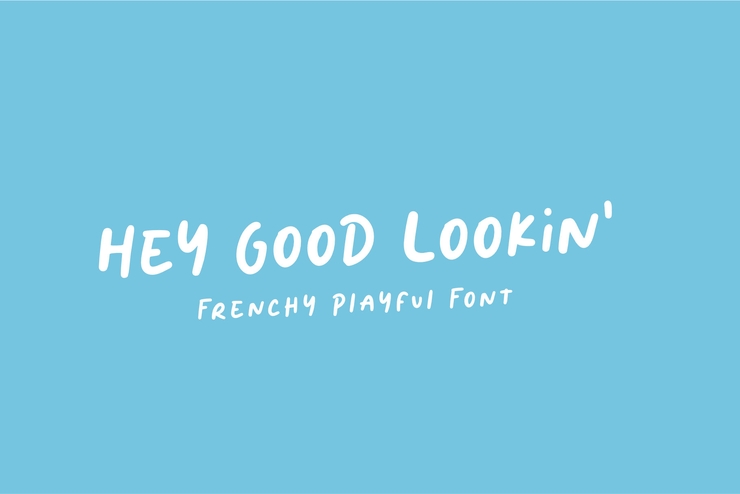 Frenchy - Handwriting字体 5