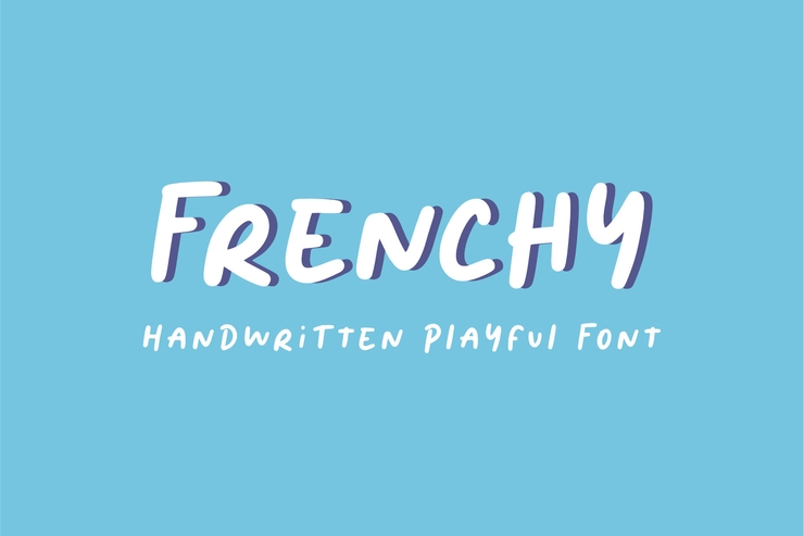 Frenchy - Handwriting字体 6