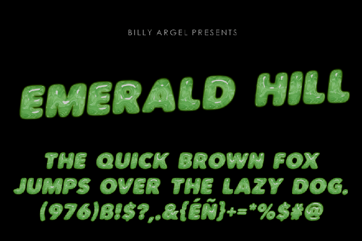 EMERALD HILL字体 6