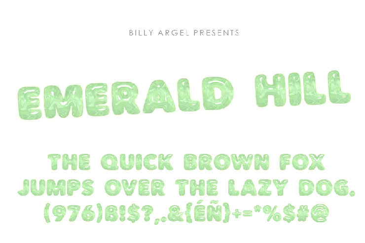 EMERALD HILL字体 7