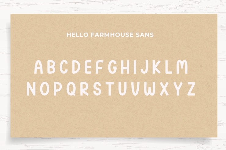 Hello Farmhouse -字体 Duo字体 5
