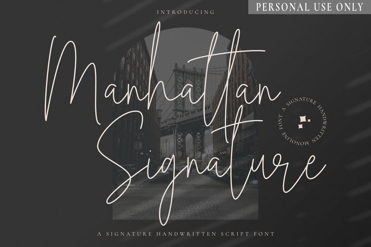Manhattan Signature字体 3