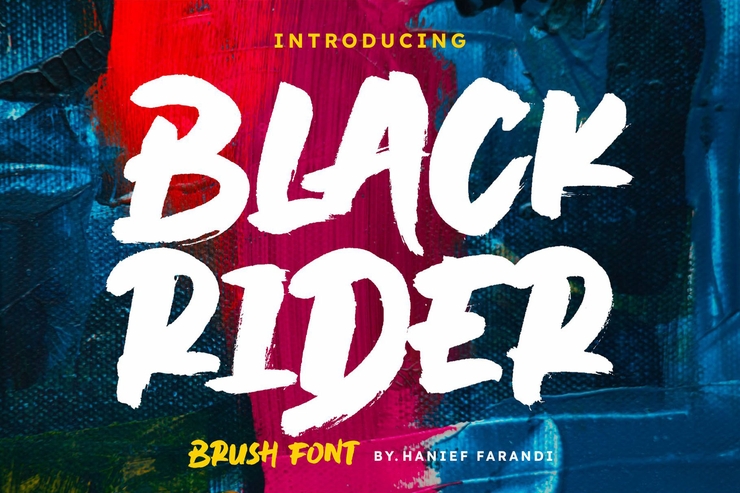 Black Rider字体 3