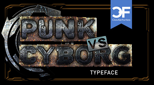 CF Punk vs Cyborg字体 1