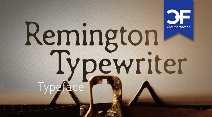 CF Remington Typewriter字体 1