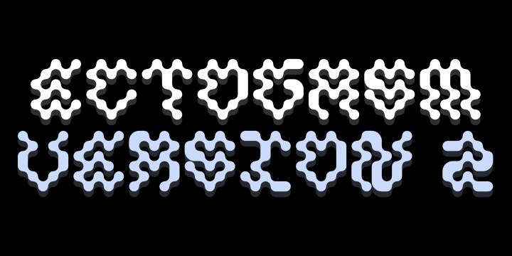 Ectogasm字体 2