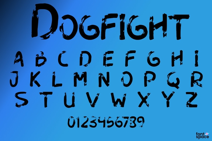 Dogfight字体 5