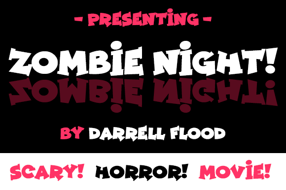 Zombie Night字体 1