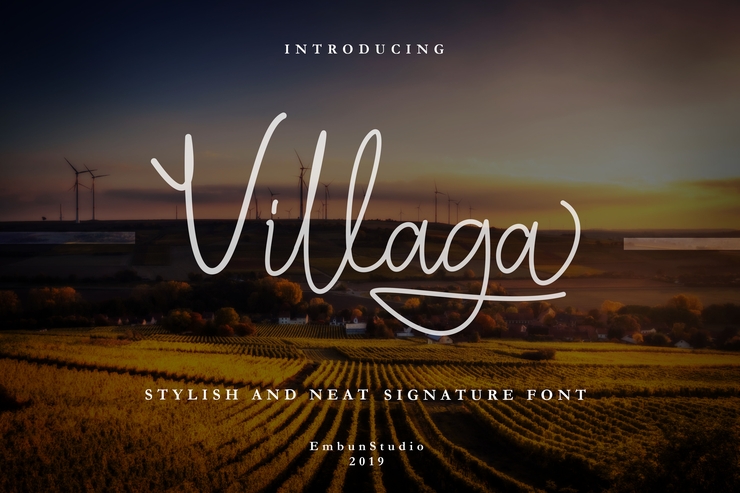 Villaga字体 3