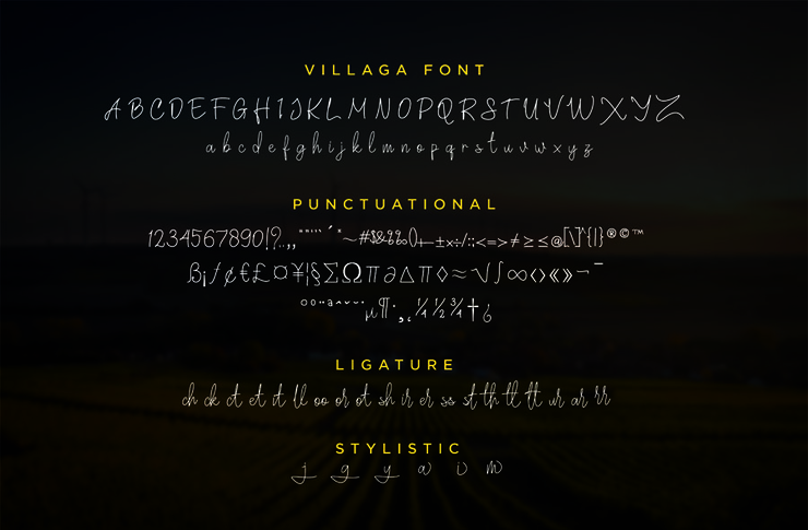 Villaga字体 5