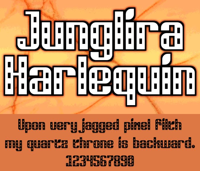 Junglira字体 3