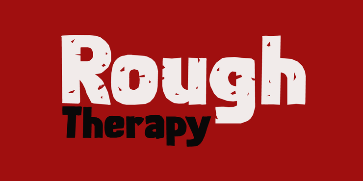 Rough Therapy DEMO字体 1