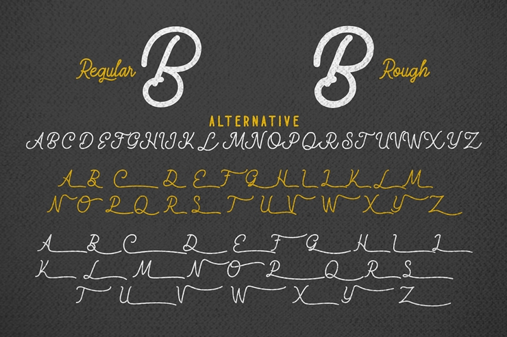 Majestic Romance字体 8