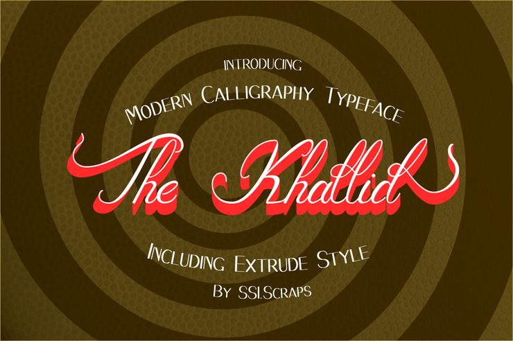 The_Khallid字体 2