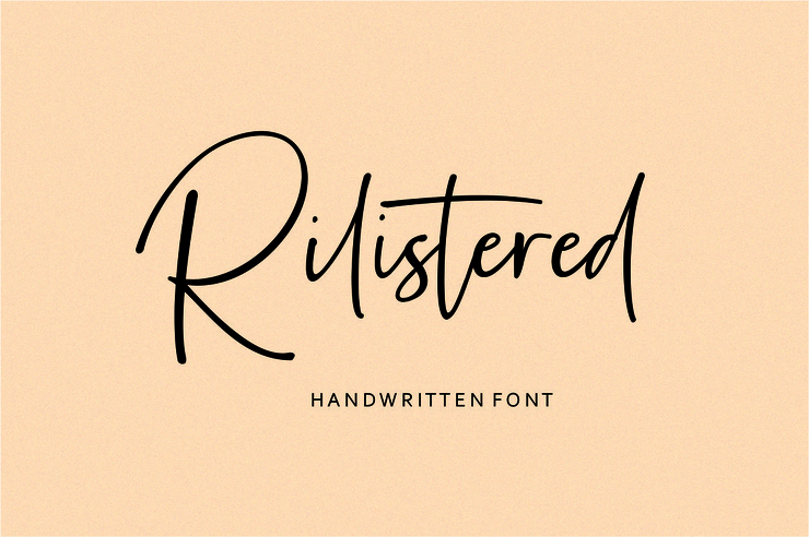 Rilistered字体 1