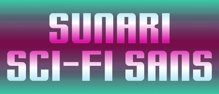Sunari字体 2