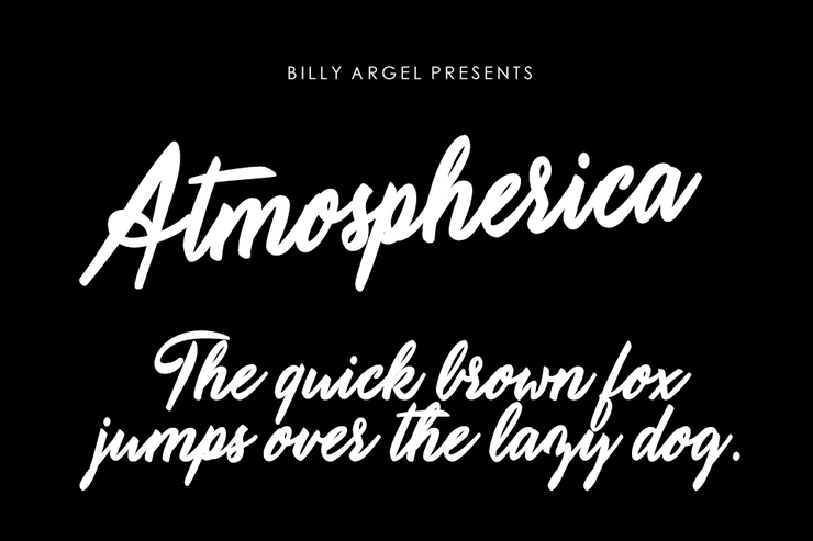 Atmospherica字体 1