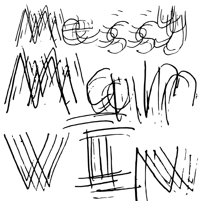 Messy Marvin字体 1