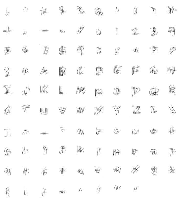 Messy Marvin字体 2
